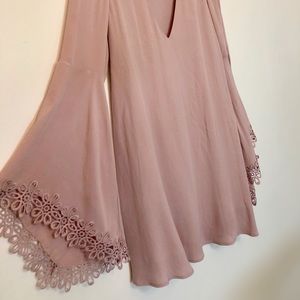 Rusty Rose Open Back Graden Dress